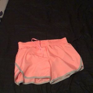 pink athletic shorts
